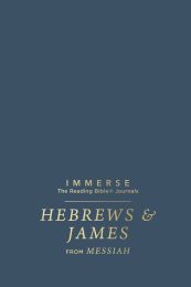 Hebrews & James: From Messiah