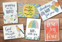 God Is With You Inspirational Cards 